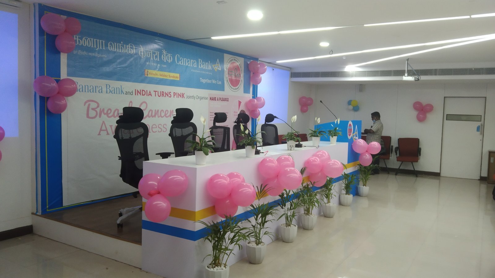 A workplace awareness session held for staff at a corporate office